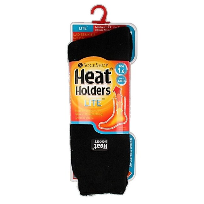 Ladies socks lite maat 4-8 black 1 Paar