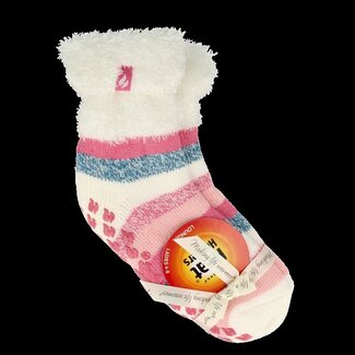 Heat Holders Ladies lounge socks 4-8 37-42 cream stripe 1 Paar