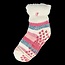 Ladies lounge socks 4-8 37-42 cream stripe 1 Paar
