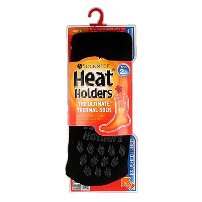 Anti-slip socks black 1 Paar
