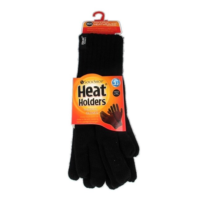 Mens gloves maat L/XL black 1 Paar