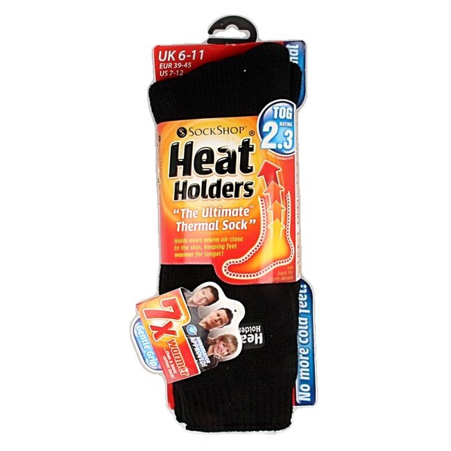 Mens original socks maat 6-11 black 1 Paar