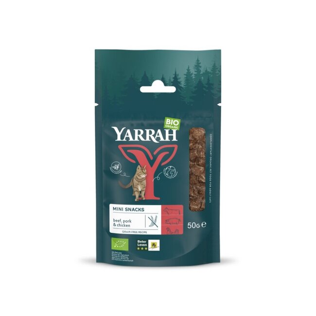 Mini snack voor katten bio 50 Gram