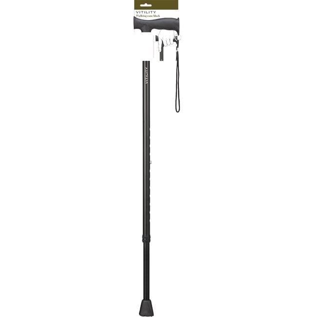 Wandelstok zwart 1 Stuks