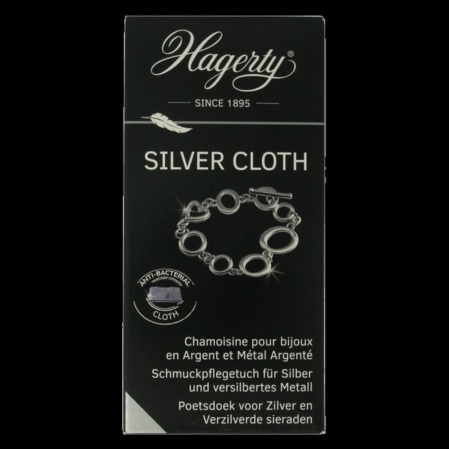Silver cloth 30 x 36cm 1 Stuks