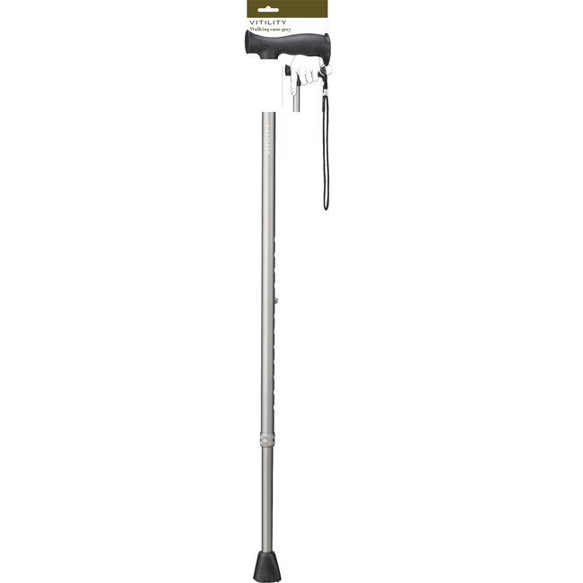 Wandelstok grijs 1 Stuks