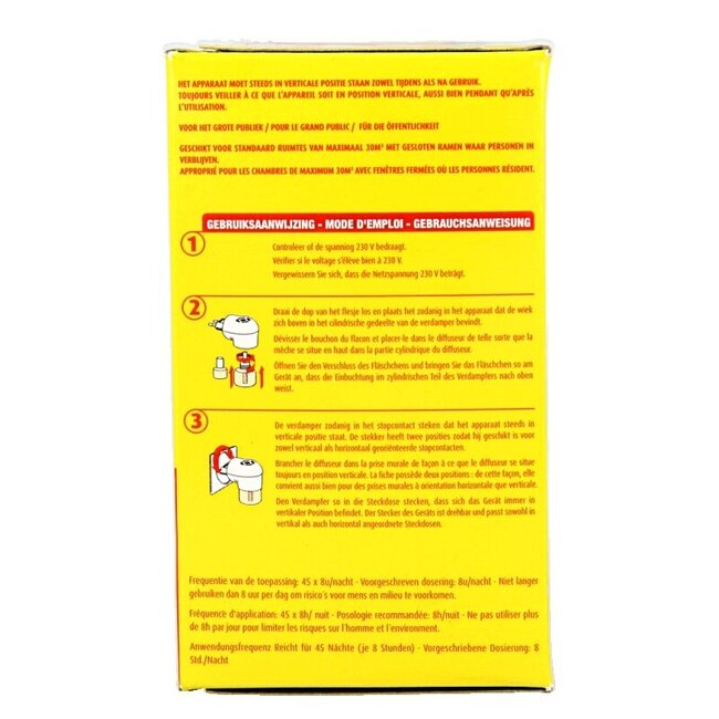 Vapona Diffuseur anti-moustiques 45 nuits 1 pièce