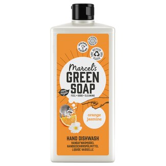 Marcel's Green Soap Afwasmiddel sinaasappel & jasmijn 500 Milliliter