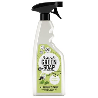 Marcel's Green Soap Marcel's Green Soap Nettoyant multi-usages spray basilic et vétiver 500 ml