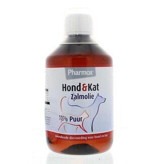 Pharmox Hond & kat zalmolie 100% puur 425 Milliliter