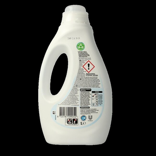 Robijn Lessive liquide petit & puissant blanc éclatant 1 Litre
