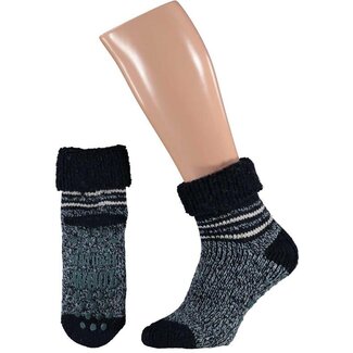Apollo Slofsok blauw motief 43-46 1 Paar