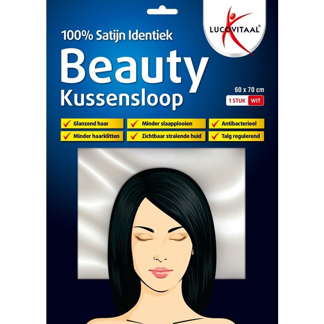 Kussensloop beauty 100% satijn 60 x 70cm 1 Stuks