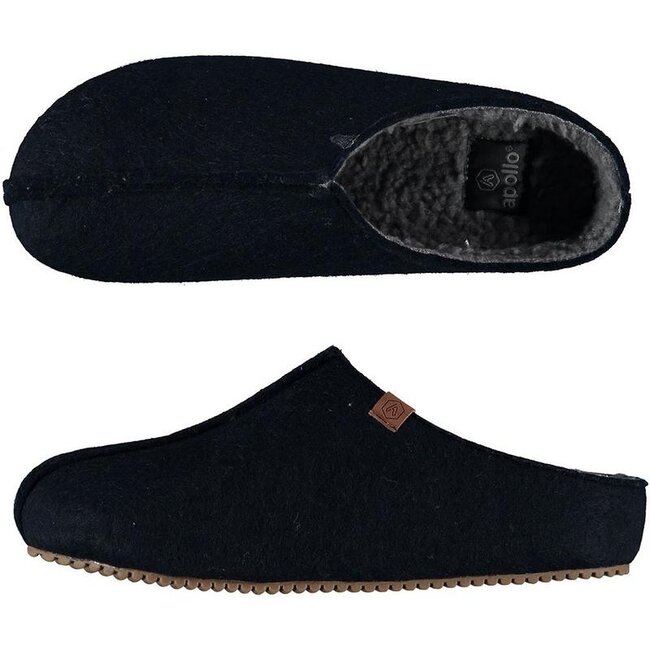 Zweedse slof denim blauw maat 41/42 1 Paar