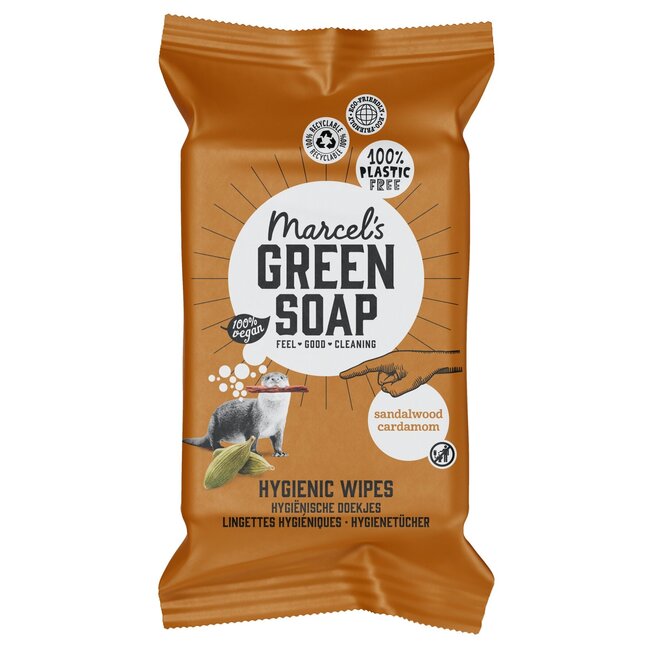 Cleansing wipes sandelhout & kardemom 60 Stuks