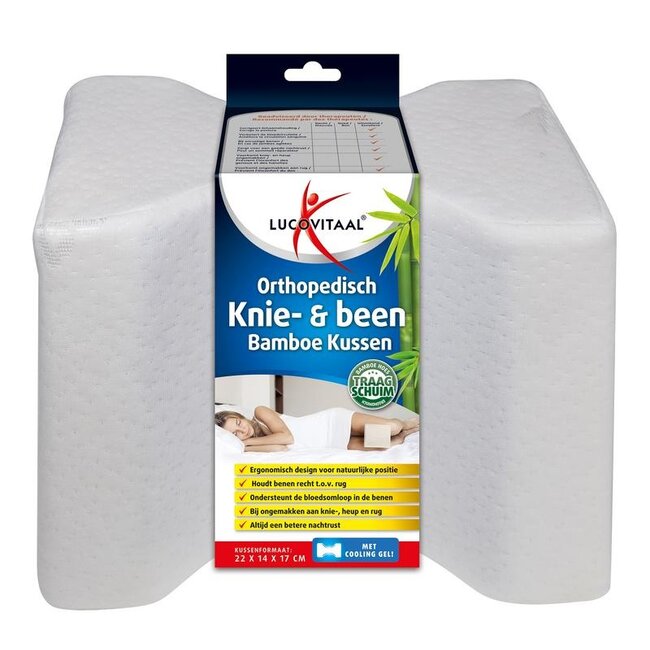 Bamboe knie & been kussen 1 Stuks