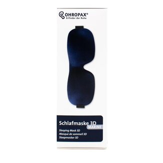 Ohropax Slaapmasker blauw geweven 1 Stuks