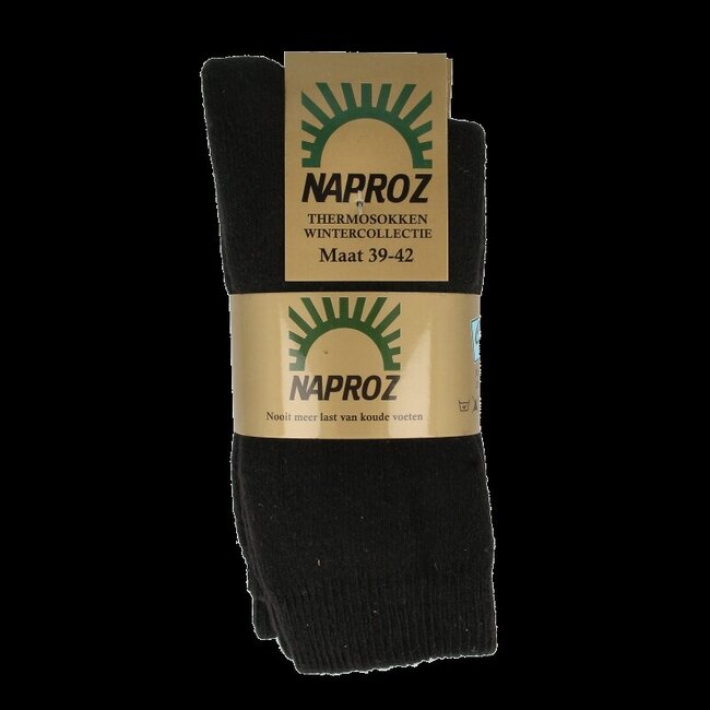 Thermo sokken zwart maat 39-42  3 Paar