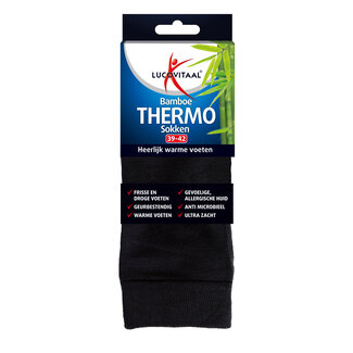 Lucovitaal Bamboe thermosok  maat 39-42 1 Paar