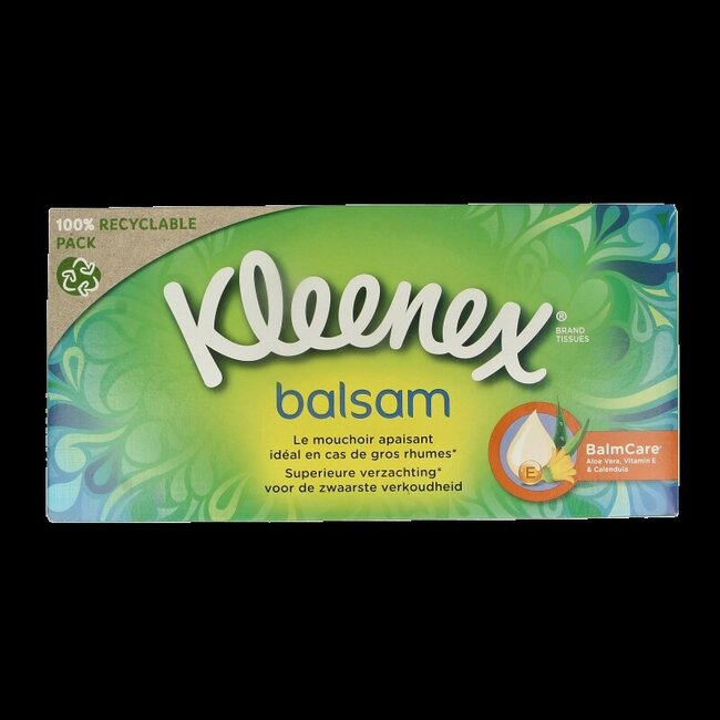Kleenex Balsam tissue box 64 Stuks