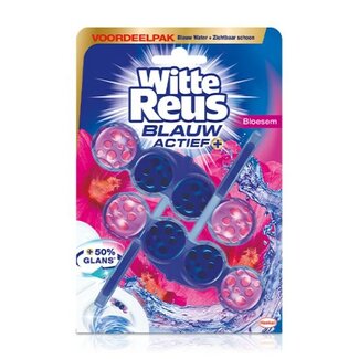Witte Reus Bloc WC Witte Reus Bleu Actif+ Fleurs 100 g