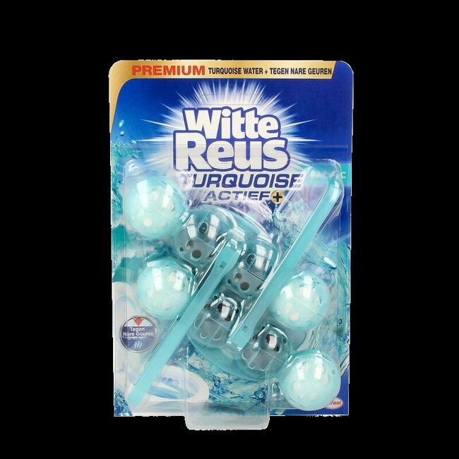 Toiletblok turquoise actief 2 Stuks