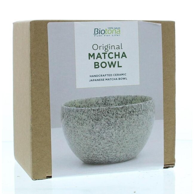 Matcha bowl grey & green 1 Stuks