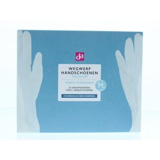 DA Wegwerphandschoen vinyl maat M 20 Stuks