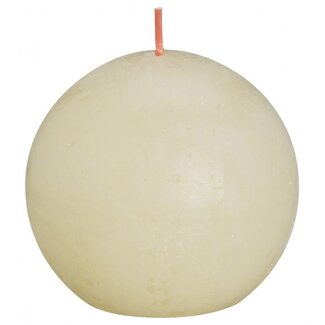 Bolsius Rustiek bolkaars shine 76 soft pearl 1 Stuks