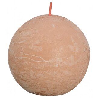 Bolsius Rustiek bolkaars shine 76 misty pink 1 Stuks