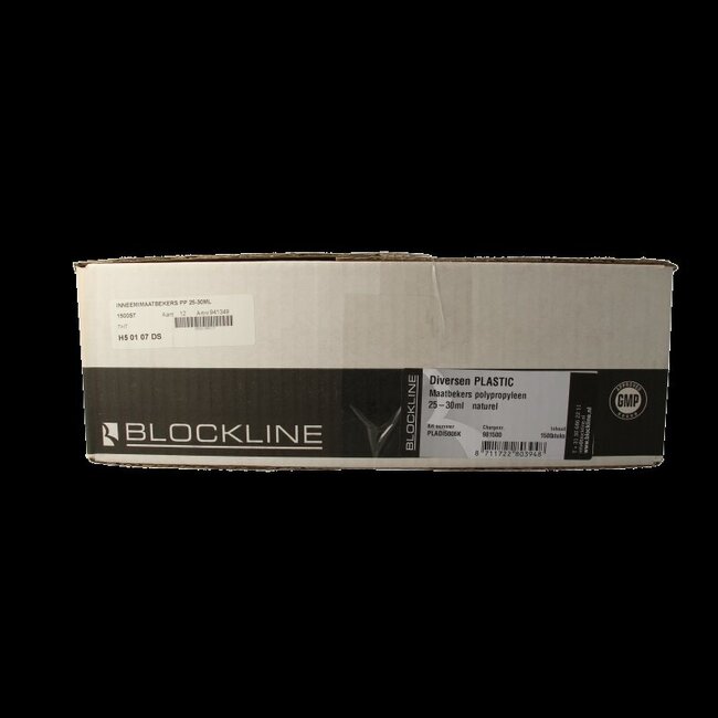 Inneem/maatbekers PP 25-30ml 1500 Stuks