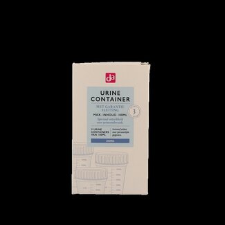 DA Urinecontainer 100ml 3 Stuks
