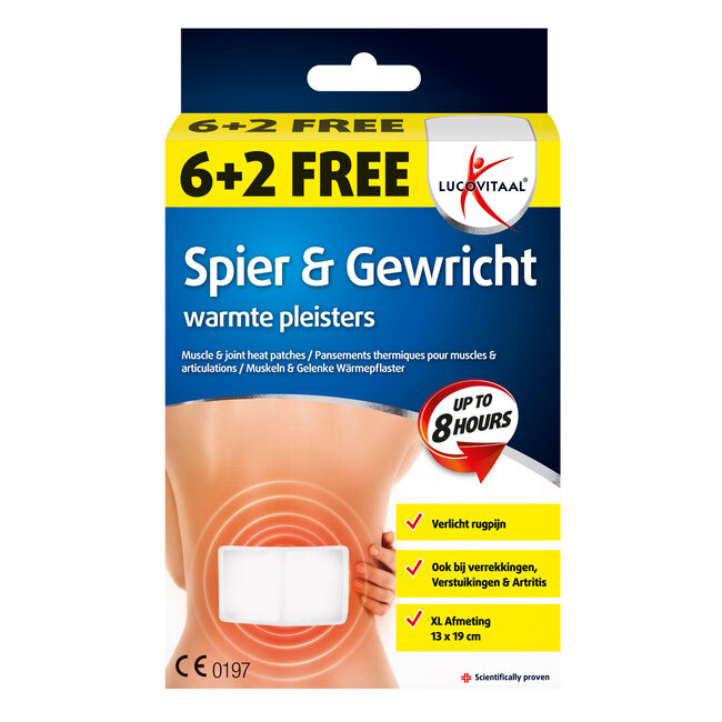 Spier en gewricht warmte pleisters 8 Stuks