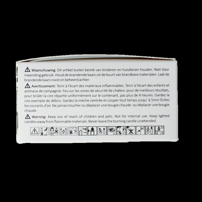 Bougie parfumée Green Tree pierre précieuse équilibre spirituel jasmin 70 g