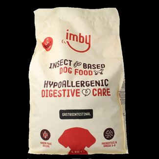 Imby Pet Food Hondenbrokken insecteiwitten gastrointestina 4 Kilogram