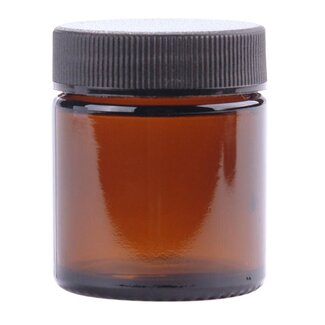 Helios Holland Zalfpot/cremepot incl deksel amber bruin glas 30ml 72 Stuks