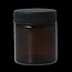 Zalfpot/cremepot incl deksel amber bruin glas 30ml 5 Stuks