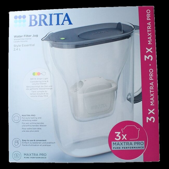Brita Style essential cool stone blue + 3 maxtra 1 Set