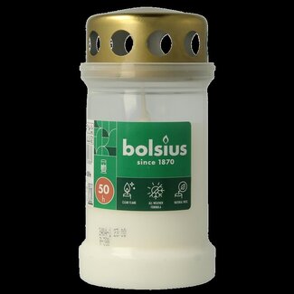 Bolsius Bougie de commémoration Bolsius n° 3 transparente 1 pièce