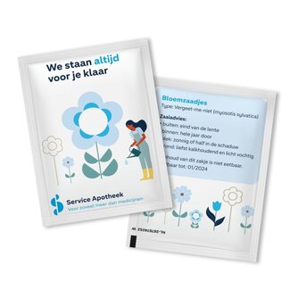 Service Apotheek Zaadzakjes bloemen 100 Stuks
