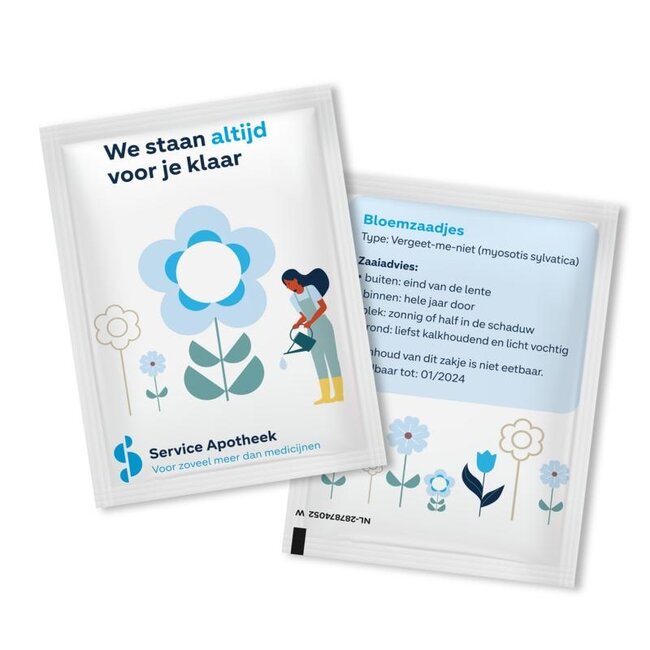 Service Apotheek Zaadzakjes bloemen 100 Stuks