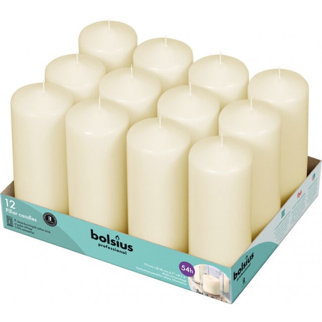 Stompkaars 170/6 ivoor 12 Stuks