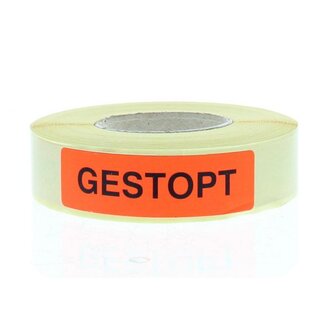 Spruyt Hillen Spruyt Hillen Sticker gestopt 500 Stuks