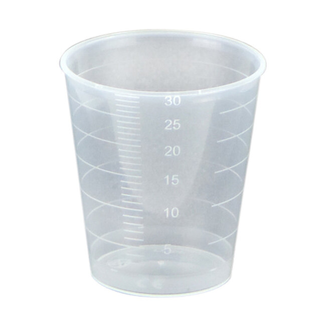 Inneem/maatbekers PP 25/30ml 3750 Stuks