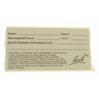 Bach Etiket 1 Stuks