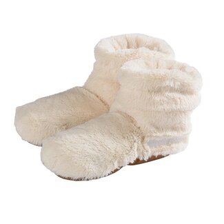 Warmies Slippies boots deluxe beige maat 37-42 1 Paar