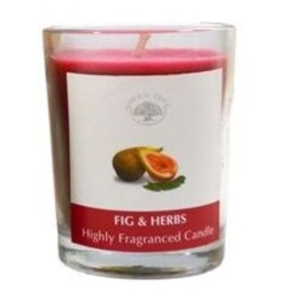 Green Tree Geurkaars figs & herbs votives 55 Gram