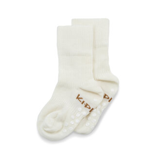 KipKep Blijf baby sokken antislip 18-24 mnd offwhite/wit 1 Paar