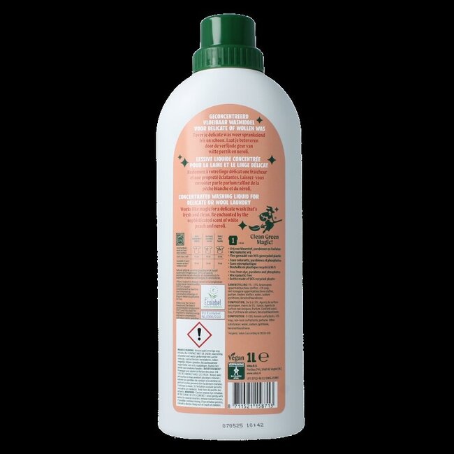 The Good Witch Lessive laine et linge délicat pêche blanche 1 Litre