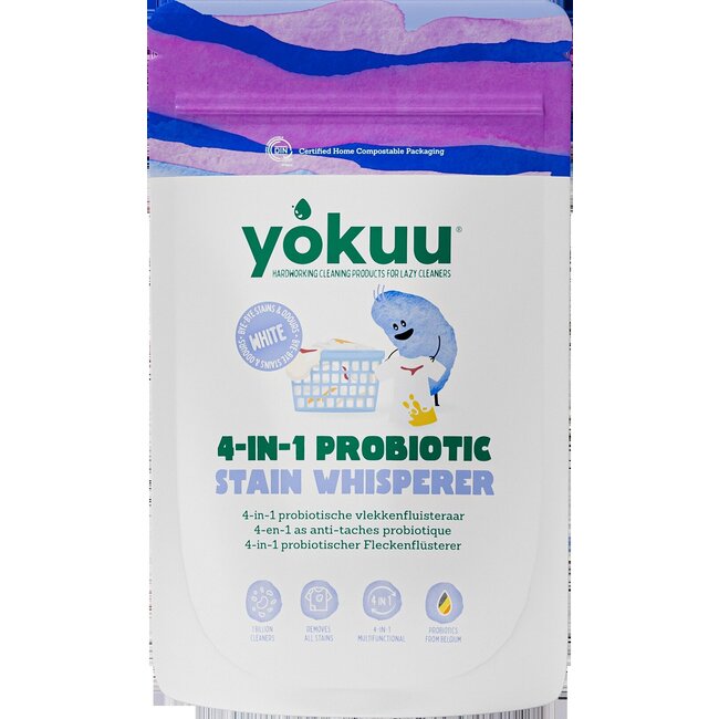 4-in-1 probiotische vlekkenfluisteraar witte was 1020 Gram
